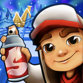 地铁跑酷内置菜单版雪地下载(Subway Surf)