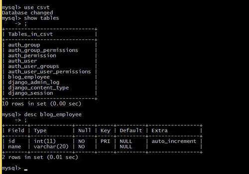 django如何连接数据库mysql