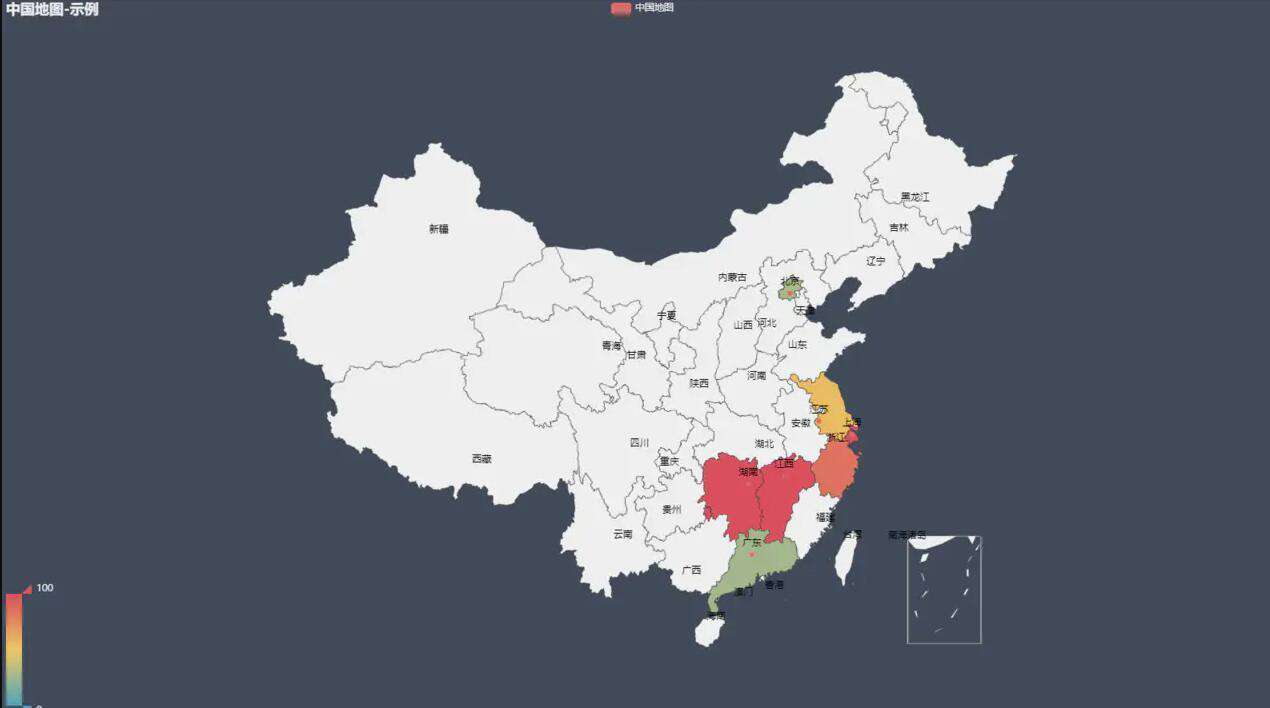 pyecharts绘制地图