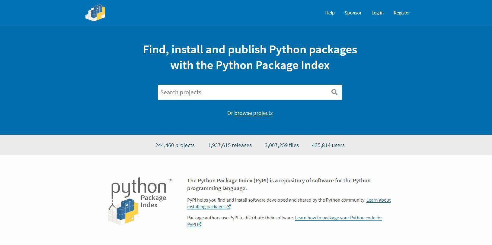 pypi上有python安装包么？