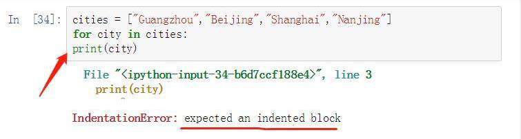 python中for语句有哪些常见语法错误