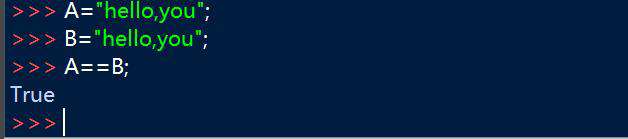 python比较字符串是否相等