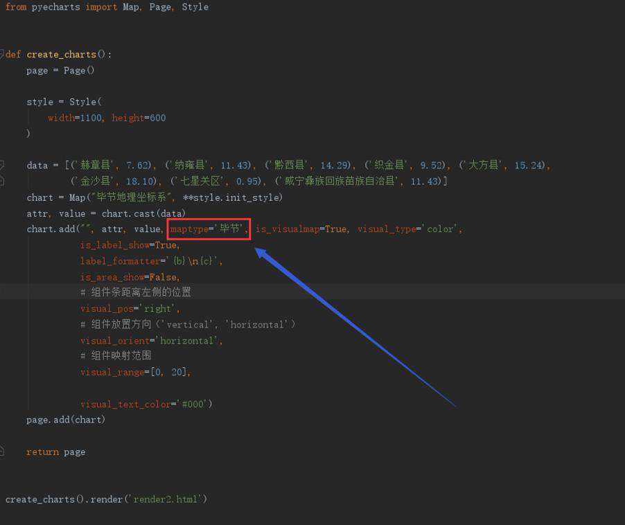 python怎么画地图
