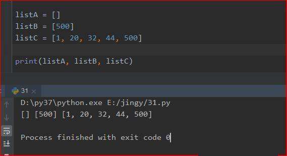 python怎么创建列表