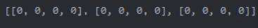python如何输出矩阵