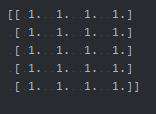 python如何输出矩阵