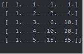 python如何输出矩阵