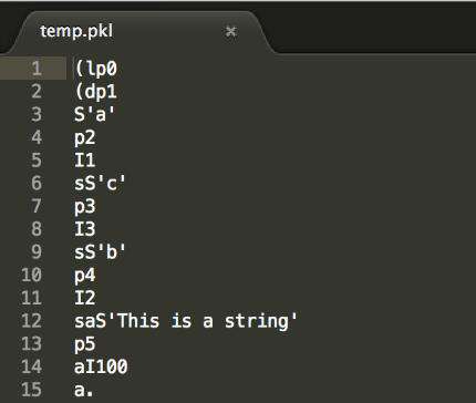 python 什么是对象序列化