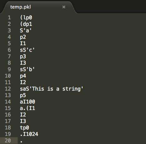 python 什么是对象序列化