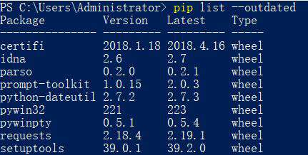 python pip怎么更新包