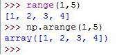 python arange是什么
