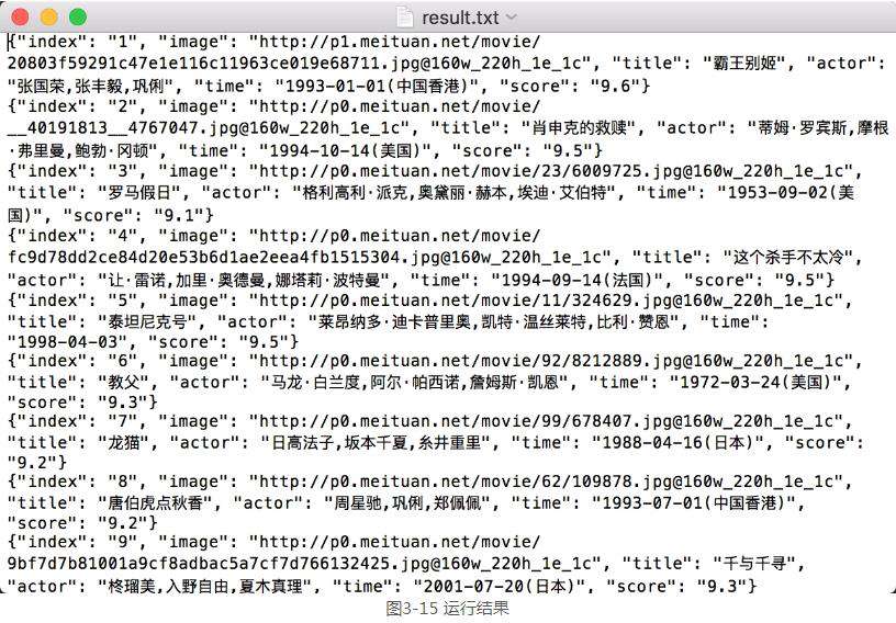 Python爬虫实战之爬取猫眼电影排行