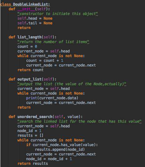 python怎么实现链表