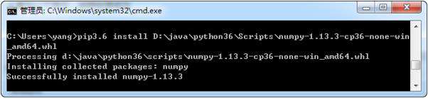 python怎么安装numpy