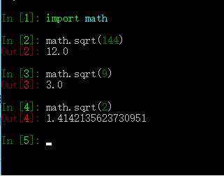python中根号怎么输入