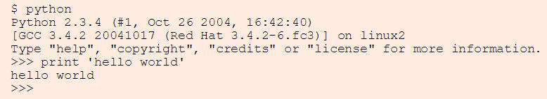 python解释器的提示符是什么