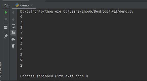 python如何随机产生一堆数字并输出