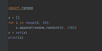 python怎么才能使随机整数不重复