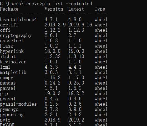 python第三方库怎样升级