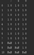 python怎么删除列为空的行