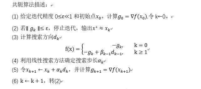 Python在共轭梯度法中的运用