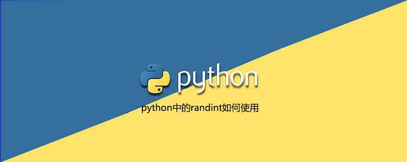 python中的randint如何使用