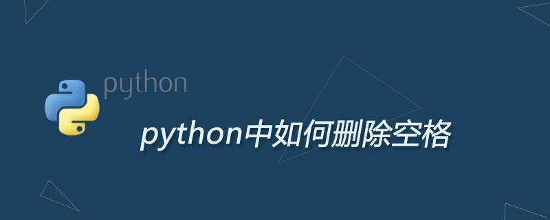 python中如何删除空格