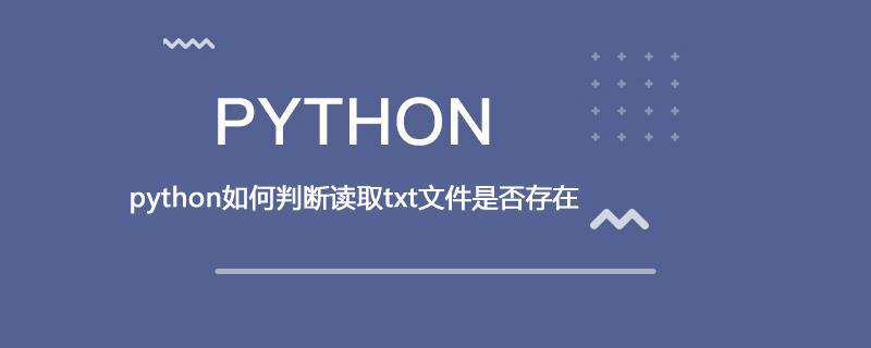 python如何判断读取txt文件是否存在
