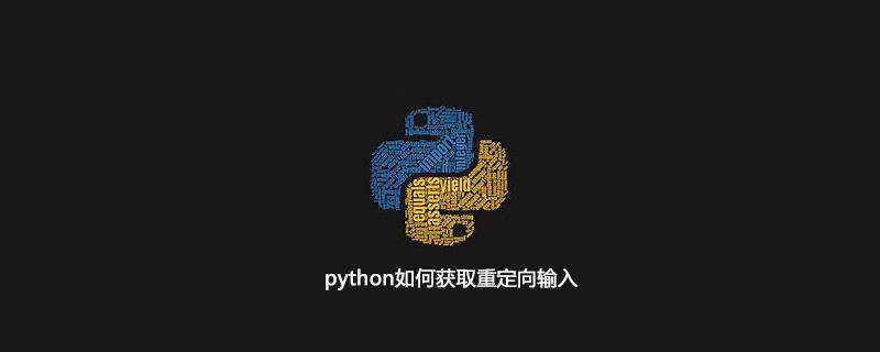 python如何获取重定向输入