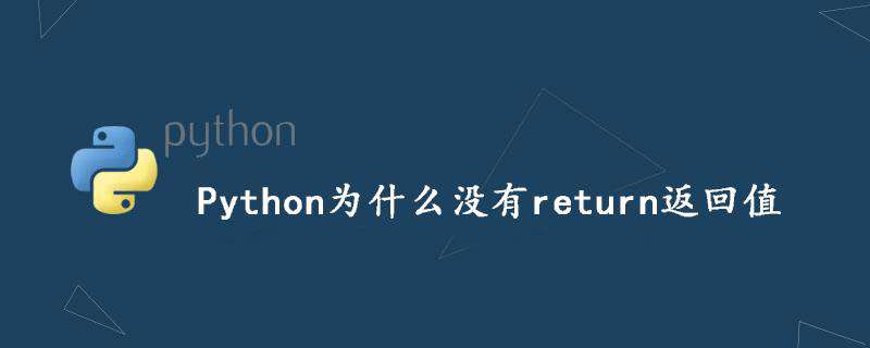 Python为什么没有return返回值