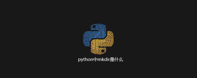 python中mkdir是什么
