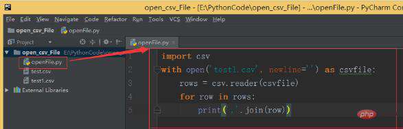 如何用python打开csv