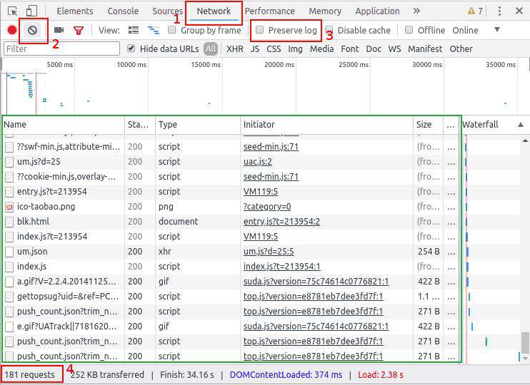 神器！爬虫分析之谷歌Chrome F12抓包分析