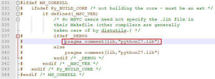 无法打开python27.lib怎么解决