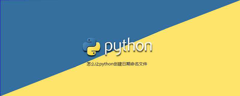 怎么让python创建日期命名文件