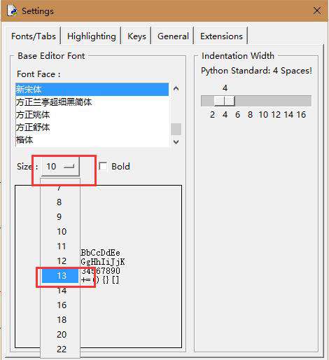 怎么修改python3的字体