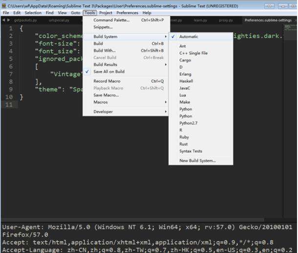怎么用sublime运行python