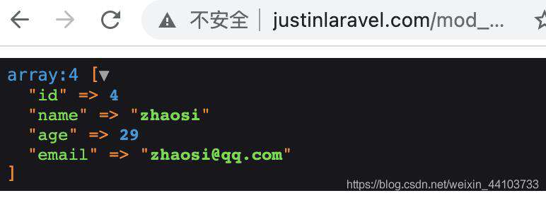 Laravel增删改查(AR模式)