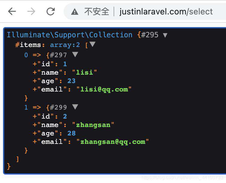 laravel的DB类数据库操作