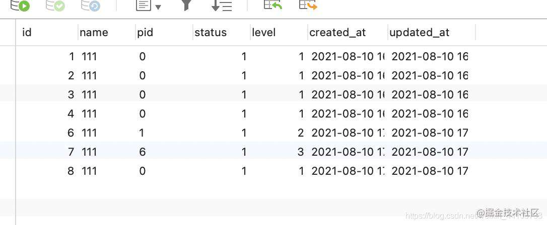 laravel分类管理添加分类api