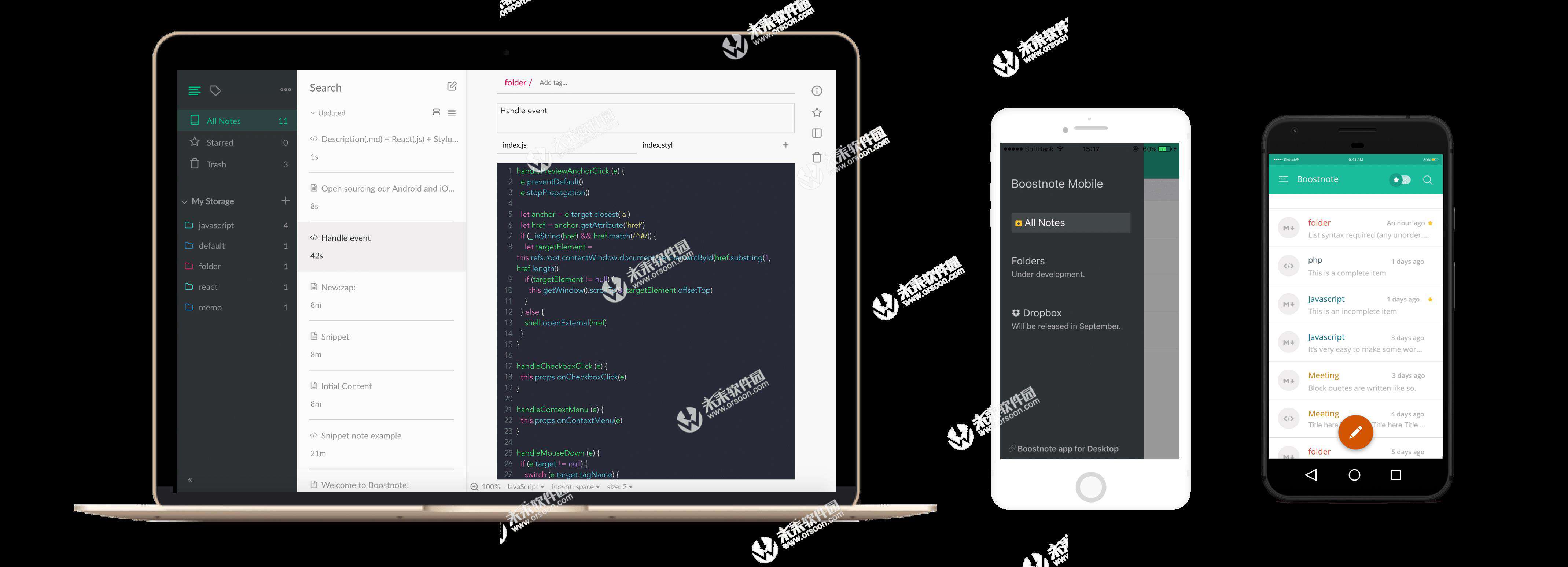 Boost Note for Mac(程序员代码记事本)中文版