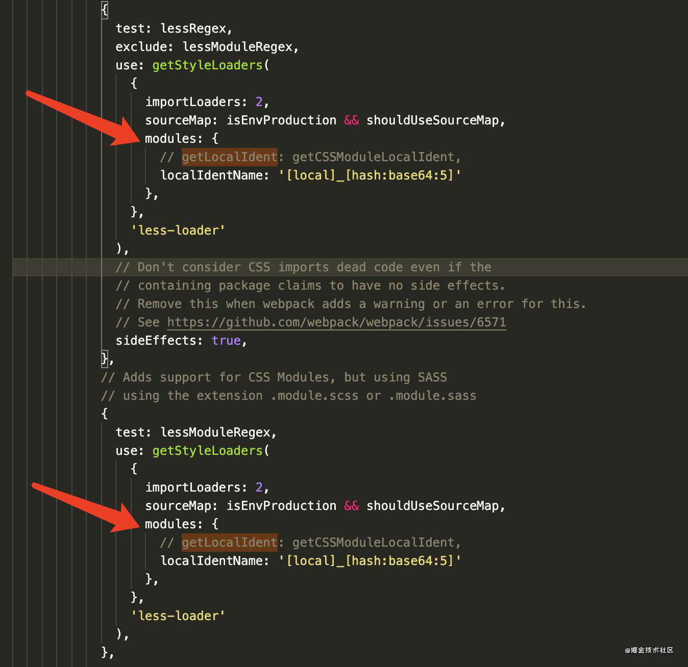 create-react-app 配置 less 并模块化
