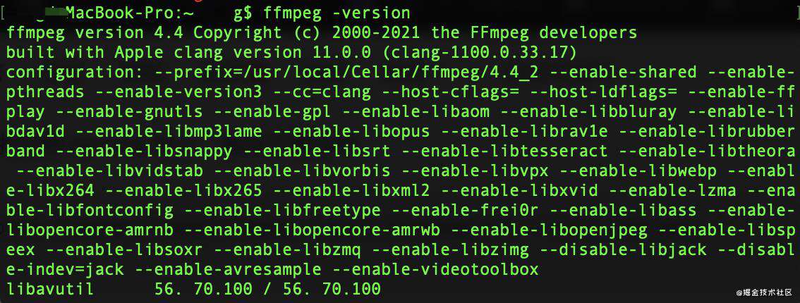 FFmpeg  压缩视频
