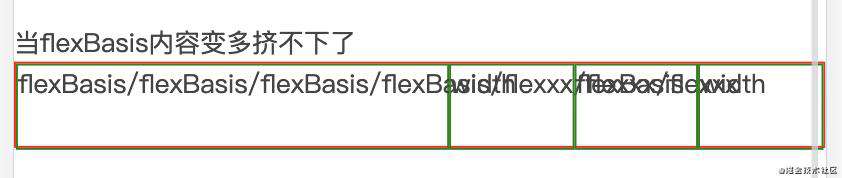 flex-basis和width