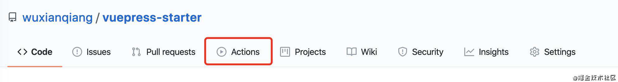 GitHub Actions 部署 VuePress 文档