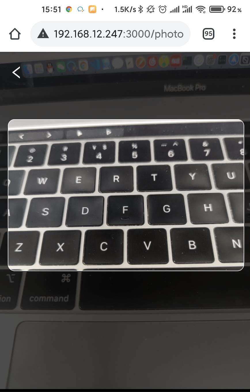 H5实现自定义身份证拍照