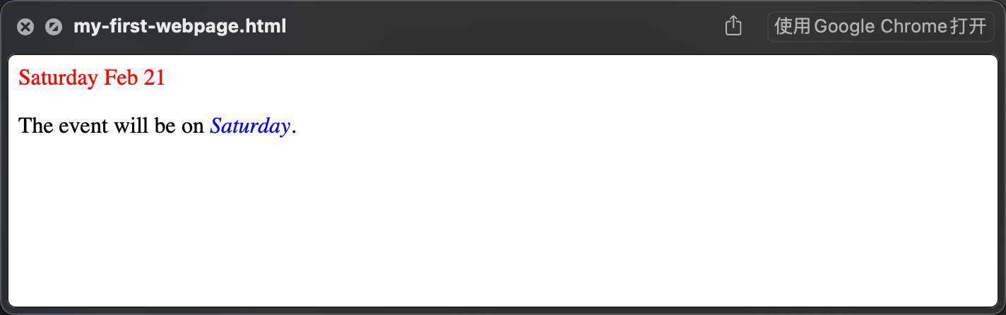HTML/ CSS 入门