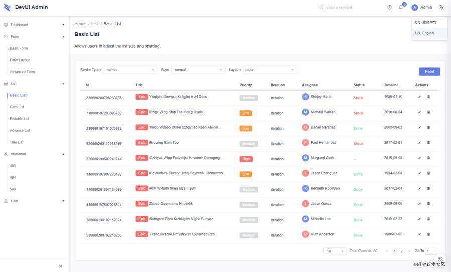 号外号外！DevUI Admin V1.0 发布啦！
