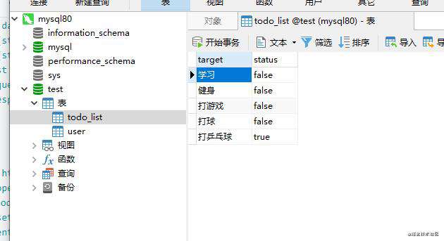 记录第一次用node + mysql做接口