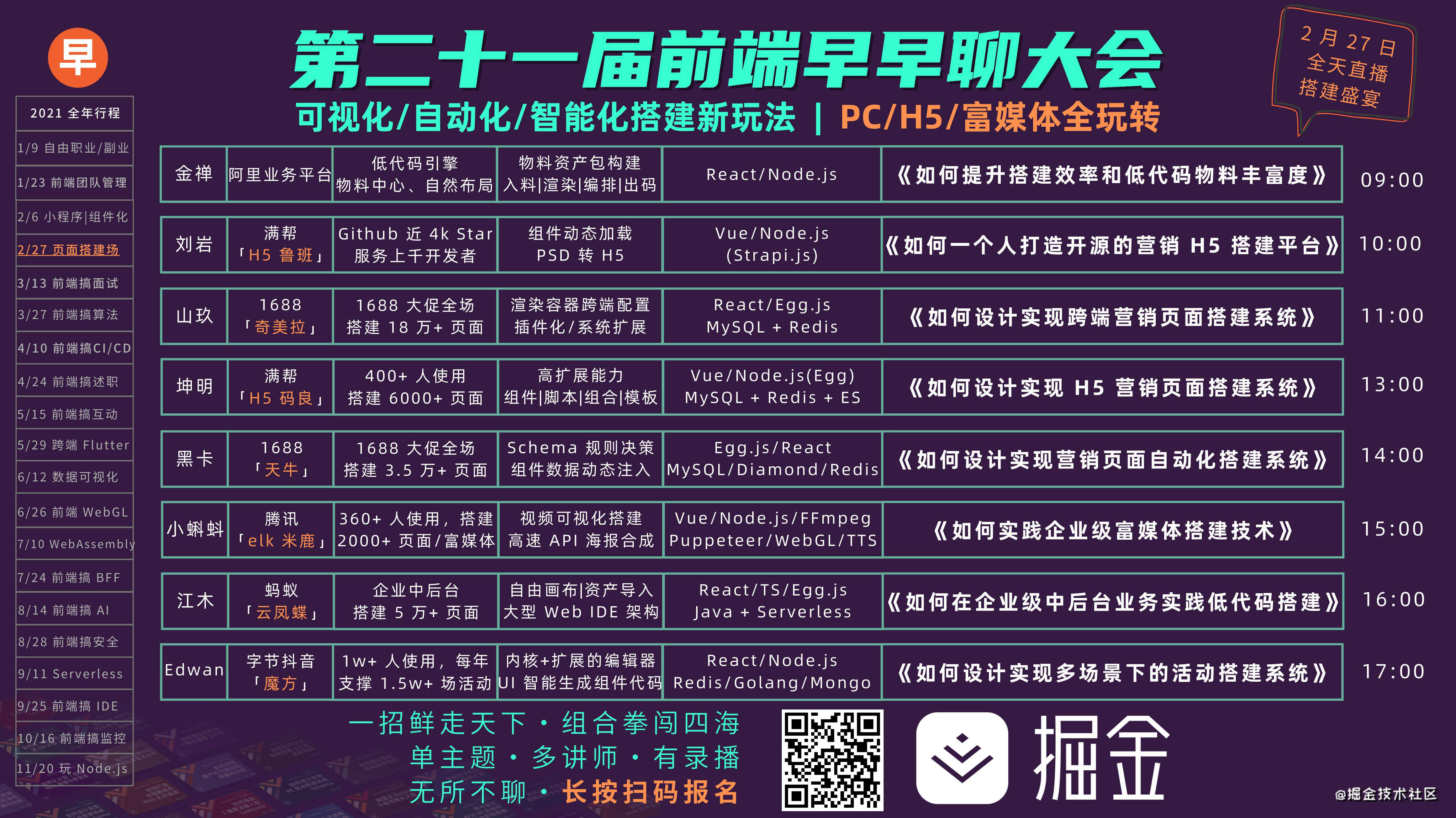 今天聊：前端江湖 30 年的技术兵器谱
